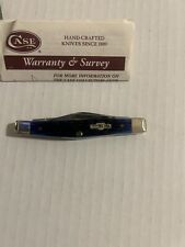 Case XX USA 6344 Med Stockman Knife With Blue Bone Handle 02806 Preowned Unused