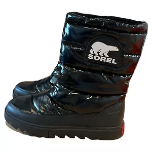 Sorel Joan Of Arctic Next Lite Waterproof Black Boots Womens Size 8.5 Very Nice - Picture 1 of 6