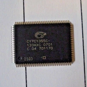 (6 STÜCK SET) CY7C1355C-133AXC, CYPRESS, IC SRAM 9MBIT 133MHZ 100TQFP - Bild 1 von 2
