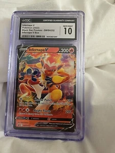 Infernape V SWSH252 SWSH: Sword & Shield Promo Cards Holo - Picture 1 of 2