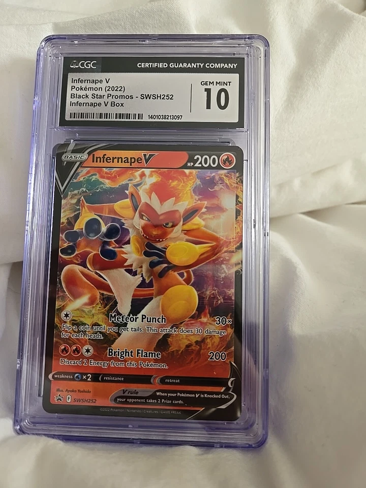 Infernape V SWSH252 SWSH: Sword & Shield Promo Cards Holo - Image 1 of 2