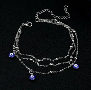 Armband Armkette Fußkette türkisches magisches Auge Nazar Evil Eye boncuk - Bild 1 von 1