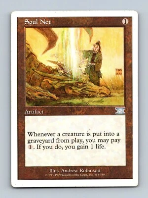 Magic The Gathering MTG - Soul Net - 6th Edition, Sixth 1997 - Image 1 of 2