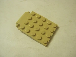 Lego (1) Tan 4x5 Modified Plate Trap Door Hinge, 30042 (028-101) - Picture 1 of 1