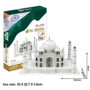 Cubic Fun Taj Mahal 87pcs 3D Puzzle DIY Achitecture Model Building Kit Kids Toy - Picture 1 of 8