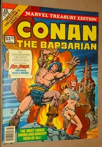 Marvel Treasury Edition(10X14)Conan The Barbarian 15 Magazine - Picture 1 of 2