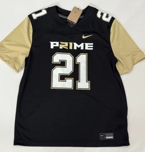 New Nike Colorado Buffaloes Deion Sanders #21 Black Prime 2.0 Repllca Jersey - Picture 1 of 5