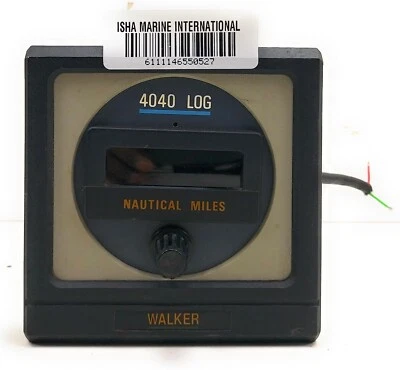 Walker Log 4040 Class B Nautical Miles - Image 1 of 4