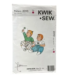 Kwik Sew Sewing Pattern 2010 Baby Infant Jumpsuits Size S-XL - Picture 1 of 2