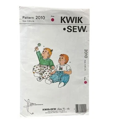 Kwik Sew Sewing Pattern 2010 Baby Infant Jumpsuits Size S-XL - Image 1 of 2