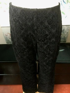 Pantalone Chicos Nero Tg 8 Elasticizzato Floccato Broccato Elastico Vita Festa - Foto 1 di 7