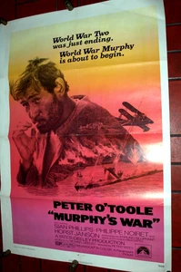 ORIGINAL US ONE-SHEET FILM POSTER - MURPHY'S WAR (1971) - vgc - Bild 1 von 1