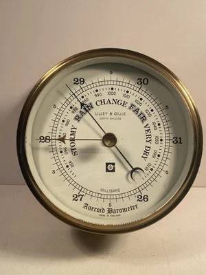 BAROMETRE DE BATEAU  LILLEY et GILLIE - Photo 1/4