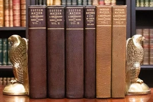 1940 Cotton Mather Increase Mather Minor Mathers Bibliography of Works Limited - Picture 1 of 16