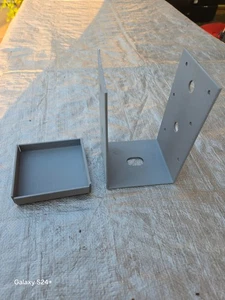 4x4 post base, Heavy Duty 12 ga thick - Picture 1 of 4