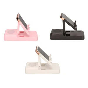 Stojak na telefon BT Głośnik Zapobiega poślizgowi HD Stereo Uchwyt na telefon komórkowy Wireless Speak CB - Zdjęcie 1 z 31