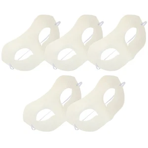 5 Stück Zum Selbermachen Weiße Papiermasken Überstreichbare Papiermasken Maskerade Masken Leermasken - Bild 1 von 12