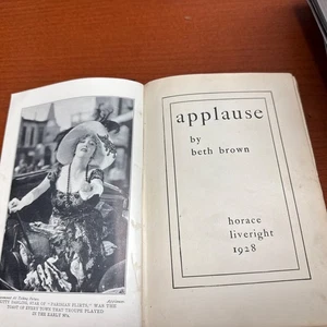 "Applause" 1928 BROWN, Beth 1st Edition  Free Shipping - Picture 1 of 5