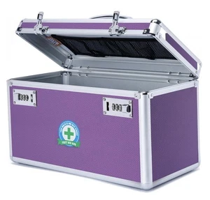 Multi-Purpose Locking Box with Portable Storage Combination Locks FREE SHIPPING - Picture 1 of 7