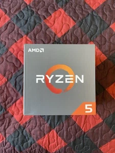 AMD Ryzen 5 1600X 3.60GHz 6-Core 12-Thread AM4 Processor, New, Unopened - Photo 1/6