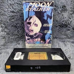 Moon Stalker VHS Tape 1989 Complete Entertainment Horror Gore Slasher Rare Movie - Picture 1 of 8