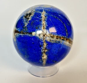 Lapis Lazuli Kugel | ca. 330g, 5,6cm| Naturstein geschliffen | Deko & Heilstein - Bild 1 von 5