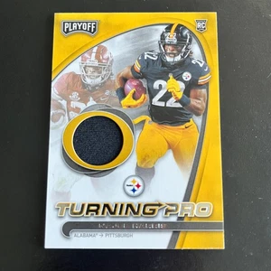 2021 Panini Playoff Turning Pro Jersey Rookie Najee Harris Pittsburgh Steelers - Picture 1 of 2