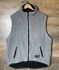 RAB Berberweste Hochflor Fleece Weste Pertex Grau Outdoor Made In England XL - Bild 1 von 8