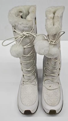 Timberland Snow Nordic Groove Blanco Pum Pum Botas de Rodilla Juniors Talla 5.5 Calzado Foto 1 de 4