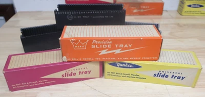 Nice Lot x3 Vintage Slide Trays TDC Yankee Sawyers Selectray Fits 30 35mm Slides - Image 1 of 4