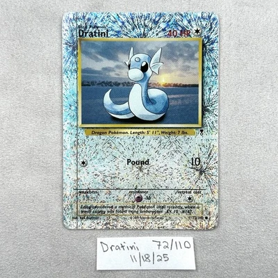 Dratini 72/110 Legendary Collection Reverse Holo w/ Print Line Error Pokemon TCG - Image 1 of 4