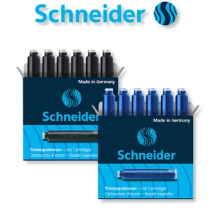 Schneider Universal Cartridges Black Blue Standard Format - Picture 1 of 7