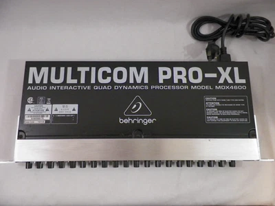 Behringer Multicom Pro-XL MDX 4600 Audio Interactive Quad Dynamics Processor - Image 1 of 4