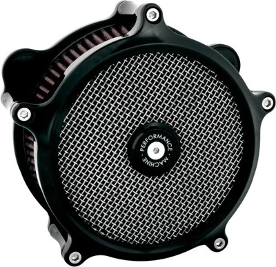 Performance Machine Super Gas Air Cleaner - Black Anodized 0206-2149-B - Image 1 of 4