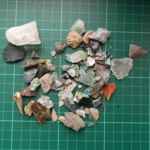 Auction Small Mixed Crystal Stones Mini Chips Raw Rough Unpolished Gemstone 100g - Picture 1 of 1