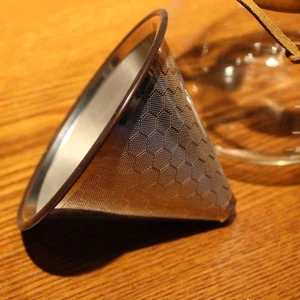 Zuverlässiger und langlebiger Kaffee-Tropfer zum Übergießen mit Edelstahlfilt - Picture 1 of 12