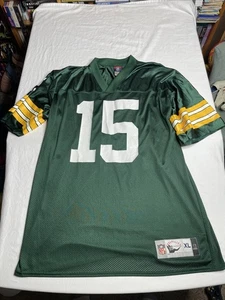 NFL Throwbacks Bart Starr Green Bay Packers Jersey Reebok XL Green - Picture 1 of 12