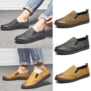 Mens Business Casual Boat Shoe Slip On Loafers Casual Work Boots Driving Dress 