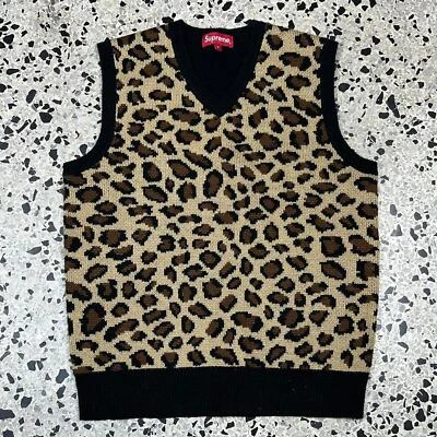 SUPREME SS 16 LEOPARD PRINT VEST: - Image 1 of 4