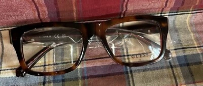 GUESS GU50189 056 коричневый Гавана пластиковый Cat глаз очки ОПРАВА 55-18-150 - Изображение 1 из 4