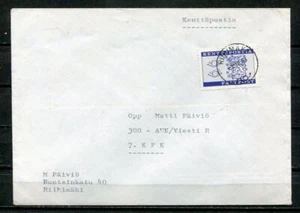 Finland/Suomi 1963 Famous Military Stamp on Cover Fieldpost Office #7 1236 - Picture 1 of 2