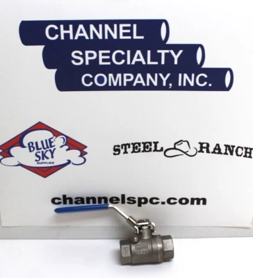 1/4" 2,000# NAVCO 316 Stainless Steel Ball Valve - Image 1 of 3