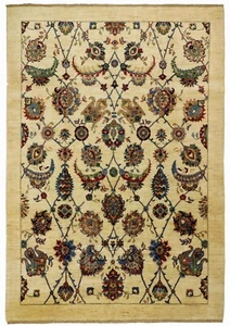 Ziegler Design 294x209 cm Handgeknüpft Teppich Orientteppich Neu - Picture 1 of 8
