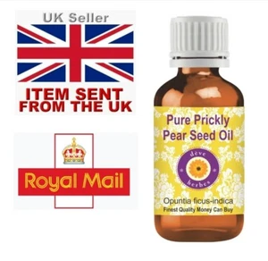 Pure Prickly Pear Seed Oil Moroccon Opuntia ficus-indica For Skin Hair Massage - Picture 1 of 5