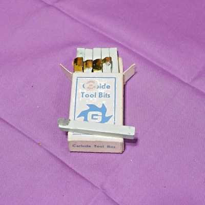 Carbide Tool Bit, 1/4 sq, AL4, Gen Purpose - Israel - Box of 10 - FreeShip - Image 1 of 3