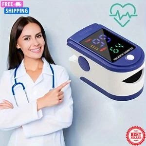 Pulse Oximeter Finger Tip FDA SpO2 Blood Oxygen Saturation Heart Rate Monitor - Picture 1 of 14