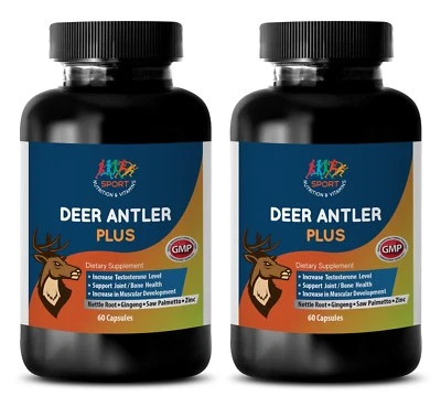 muscle explosion supplement - DEER ANTLER PLUS 550mg (2B) - pantocrin supplement - Image 1 of 4