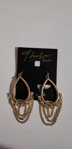 Thalia Sodi Gold-Tone Crystal Chandelier Earrings - Picture 1 of 2