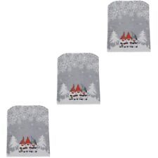  3 Pcs Holiday Chair Back Covers Seat Protector for Christmas Dining