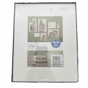 Picture Frames Mainstay Picture Stand Black Acrylic 5 x 7 Matted 8 x 10 Unmatted - Picture 1 of 4